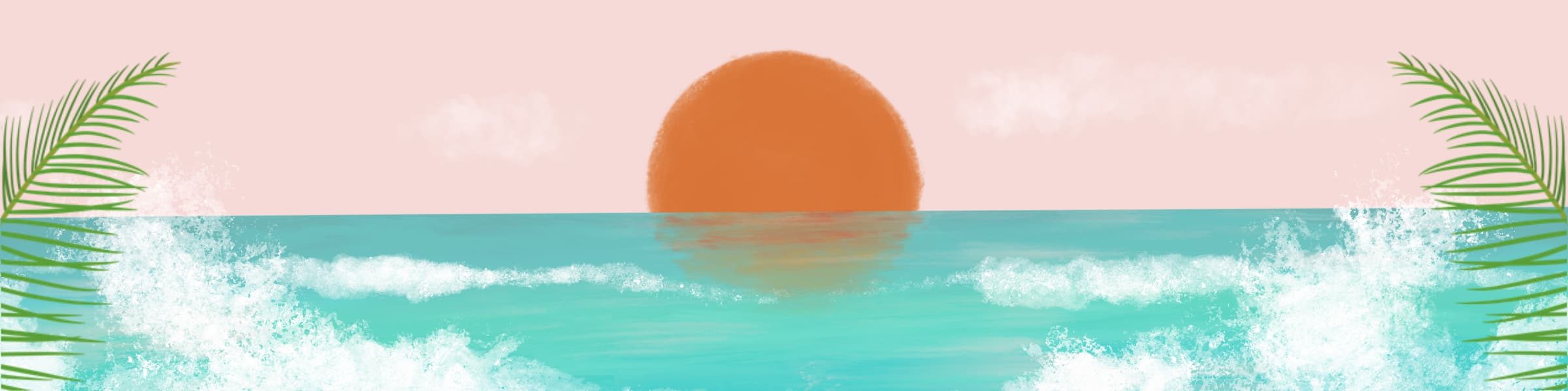 View from beach house window